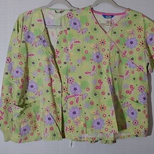 Scrub Top & Matching Jacket Lg